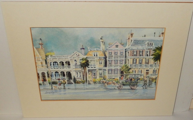 ED EMERSON "ON SOUTH BATTERY" HAND SIGNED IN PENCIL LITHOGRAPH gallery