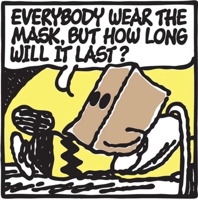 Mark Drew ‘Everybody Wear The Mask’ (Fugees) Signed & Numbered (X/100) 20×20”
