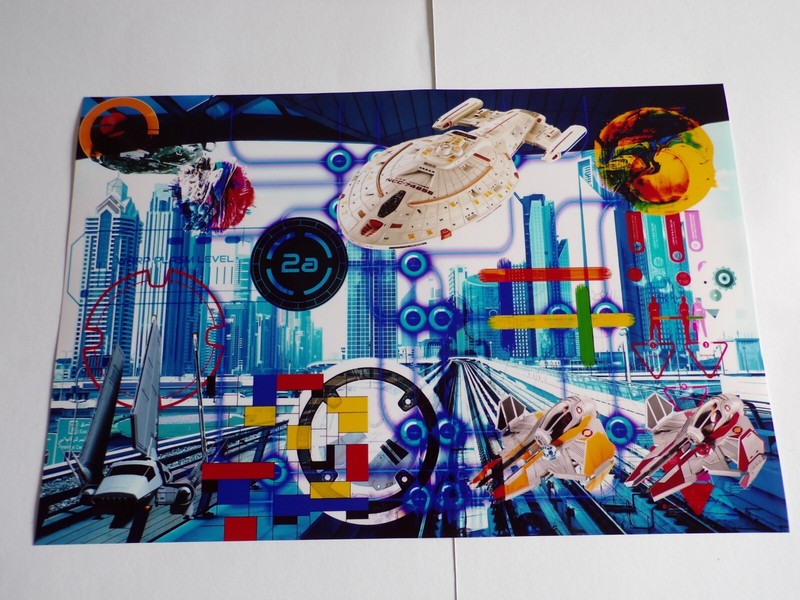 Photo print glossy 30x20cm autographed «New Space Art V2» by Maik Mueller 🚀