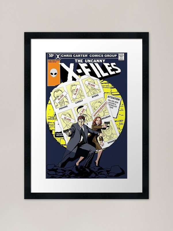 The Uncanny X-Files Framed Art Prin Framed Wall Art Poster Canvas Print Picture