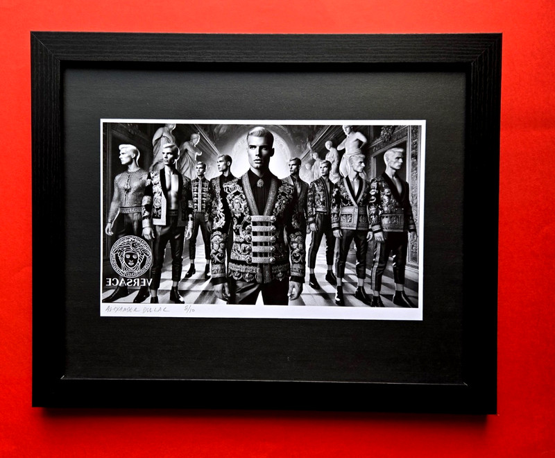 Hand-Signed Limited Edition 10 Giclée «Versace Couture» by Alexander Dulac COA