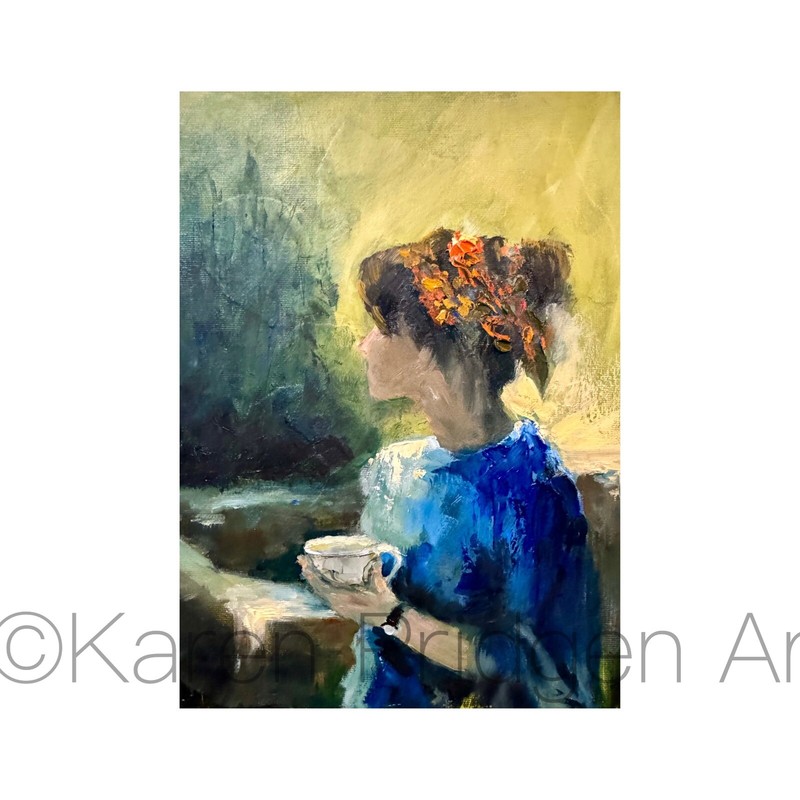 ACEO ATC Limited Edition Art Print /15 Portrait Figure