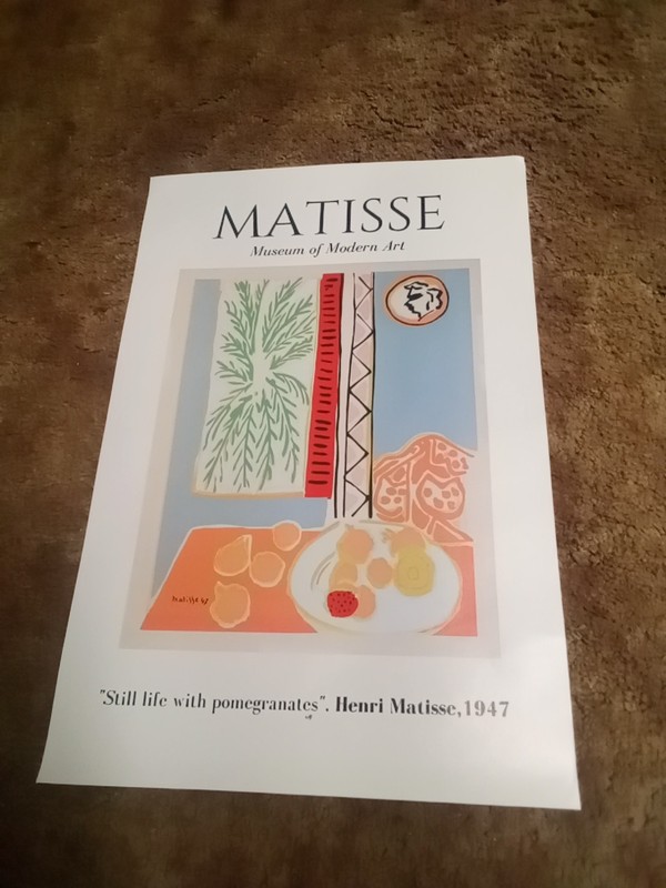 Henri Matisse , 1947. » Still Life With Pomegranates » Matisse Museum Of Modern