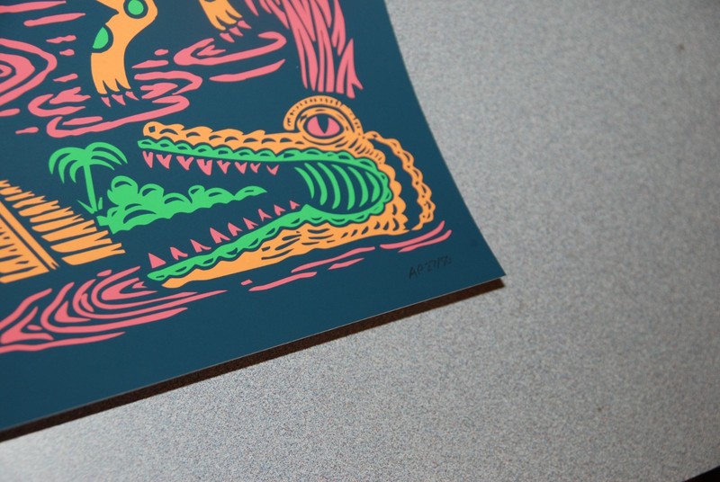 Phish Riviera Maya 2026 Nicolas Crespo Screen Print Poster AP Cancun Mexico Moon gallery