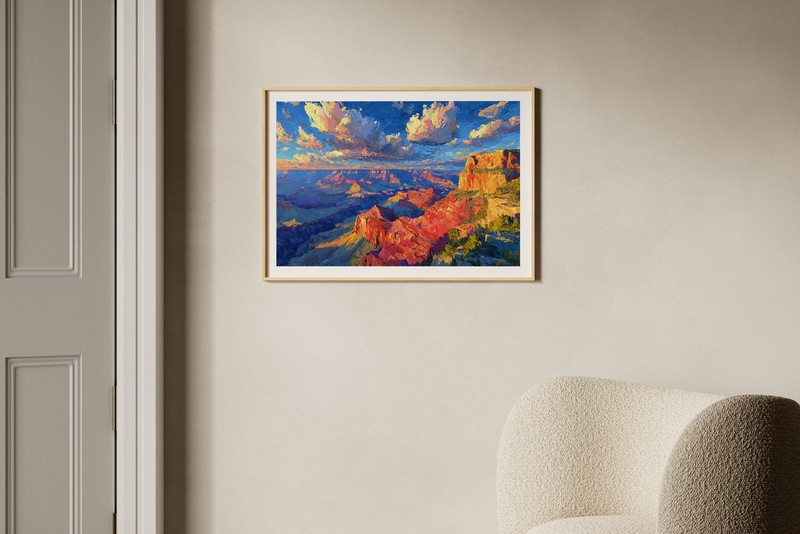 Grand Canyon United States 36x24 Giclée Art Print Ltd 1/25 Signed COA Romble H17 gallery