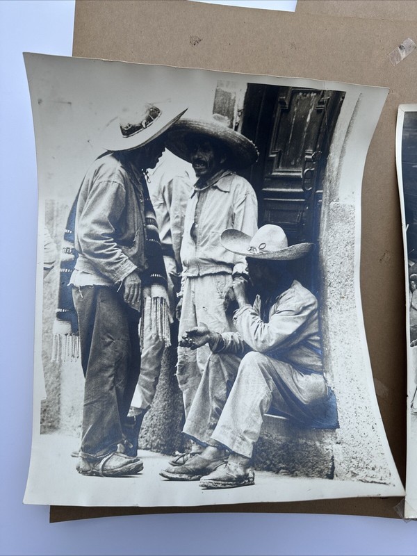 HARRY CROSBY PHOTOGRAPH LOT OF 2 FAMOUS PHOTOGRAPHER PORTRAIT MEXICAN MEN gallery