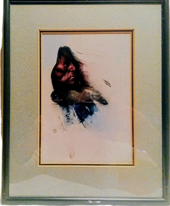 Original Print by Clifford Beck 1980s ‘Winds of Change’. Vintage
