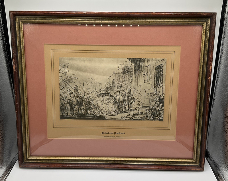 School Van Rembrandt Museum Boijmans Rotterdam Art Print 17 1/2″ x 14 1/4″