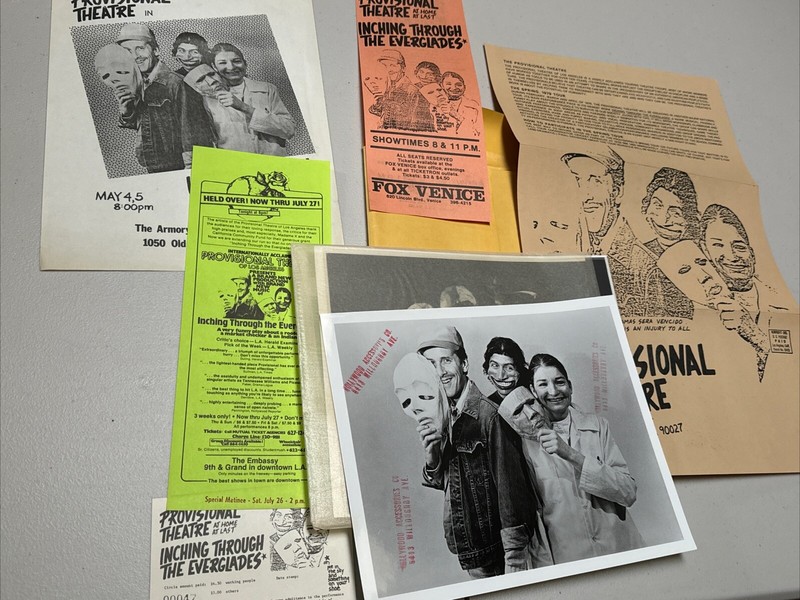 PROVISIONAL THEATRE PHOTOGRAPH COLLECTION FAMOUS NEGATIVES EPHEMERA LOT 1970’S