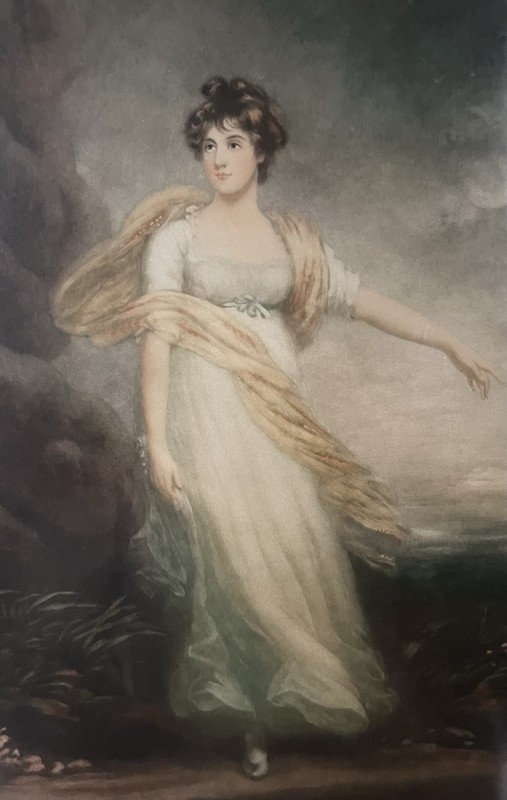 Antique Art Nouveau Framed Print Margaret Mercer Elphinstone John Hoppner 29.5″
