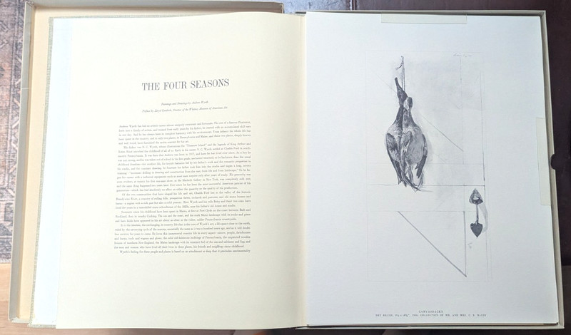 Andrew Wyeth Four Seasons Complete 12 Print Portfolio 1962 Art in America in Box gallery