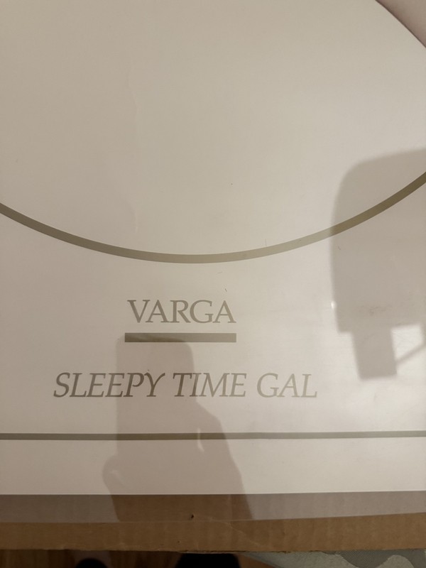 ALBERTO VARGAS “Sleepy Time Gal” 38X26 Art Print 1986 RARE gallery