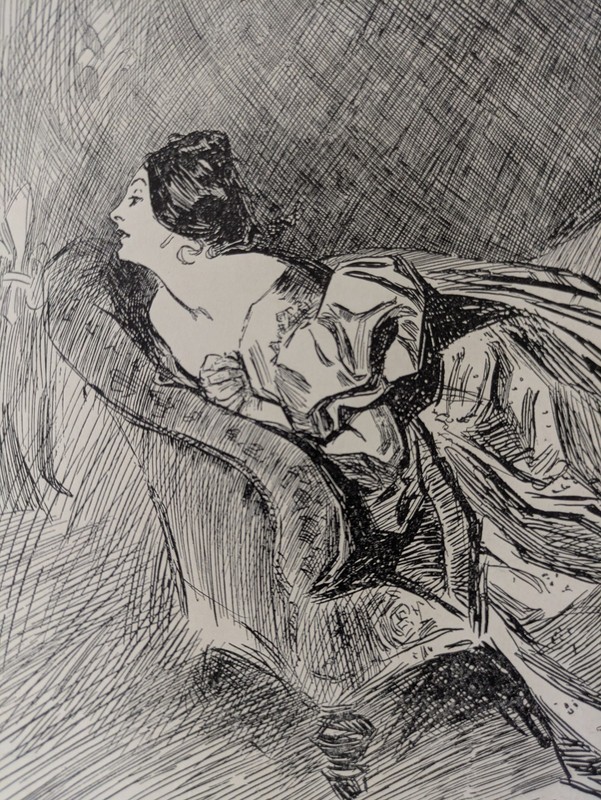 1900 "The Heroic Sex" "Hard To Get Him Back" Charles Gibson Girl Print 17x11" gallery