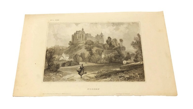 Steel engraving NOSSEN ac 1840 10,5 cm x 15,5 cm gallery