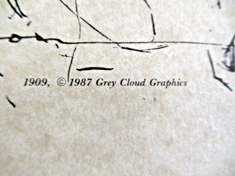 " H. R. H. " ~ (GIBSON GIRL) ~ ** 1909 PEN-AND-INK SKETCH - (11" X 14") ** gallery