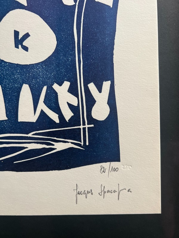 Jacques Spacagna (1936-1990) French Silkscreen on Paper Hand Signed and Numbered gallery