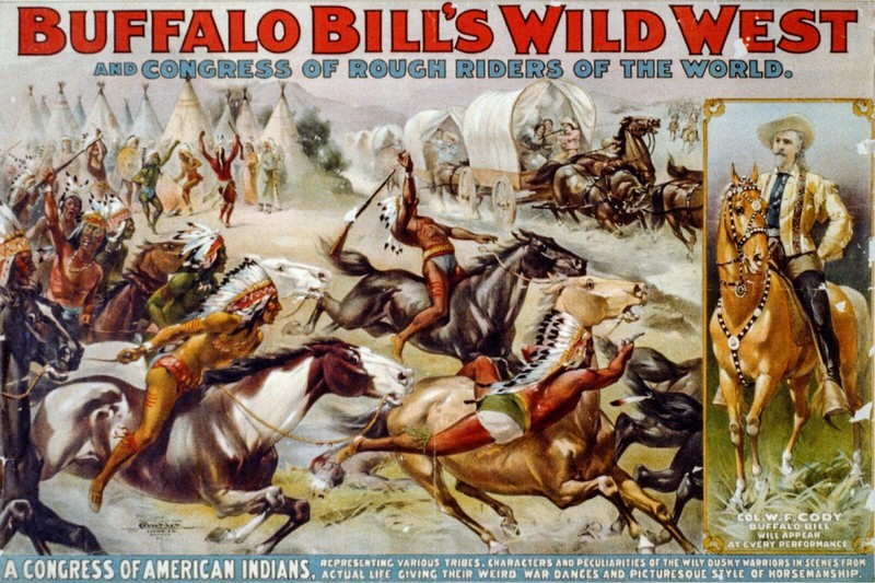 A Congress of American Indians Vintage Wild West Show Poster Giclee Art Print