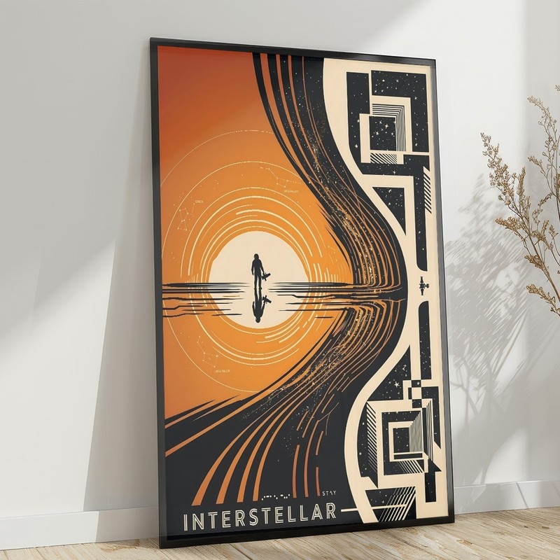 Interstellar Movie Poster, Cosmic Adventure Print gallery