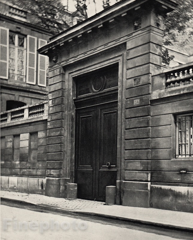 1906/66 Vintage FAUBOURG SAINT GERMAIN Paris France ALVIN LANGDON COBURN 11X14