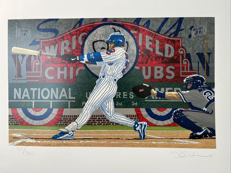 Rich Rush- American Dream With COA. Pre- Owned. Size: 40 3/4 x 29 7/8 Inches.