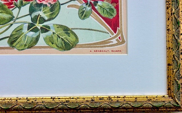Thomas L. Cathey "Savon au Trefle" Paris Framed Art Print French Floral New gallery