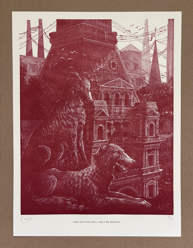 ‘One Day This Will Only Be a Memory’ Var Letterpress by Calvin Laituri NT Mondo