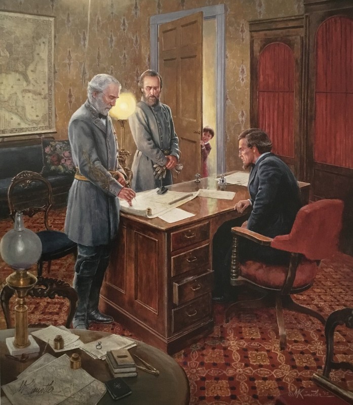 Mort Kunstler White House Strategy Signed L/ED Print gallery
