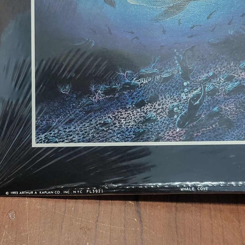 Vintage Unframed Whale Cove Art Print 1993 Robert Lyn Nelson gallery