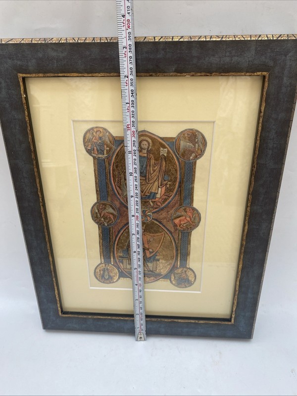 Medieval Manuscript Page Facsimile God/David William De Brailles Folio Soc 2012 gallery