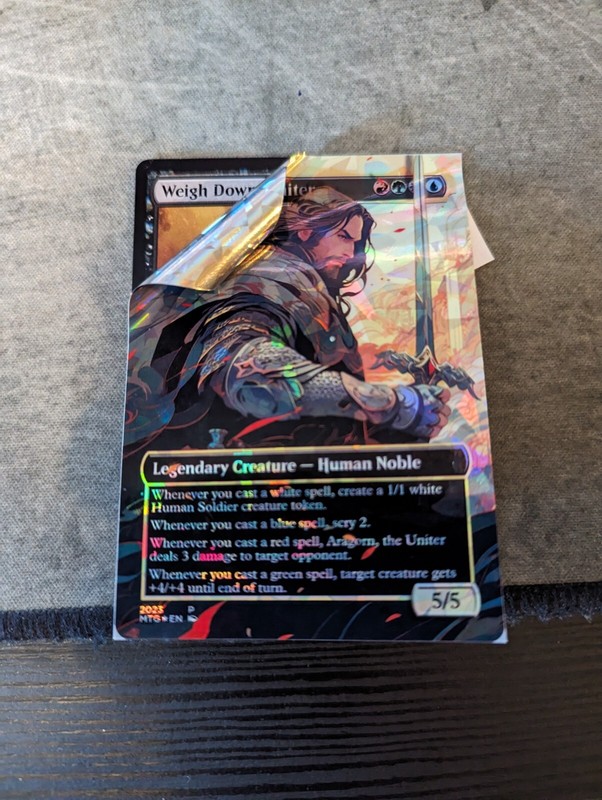 Wolverine, Best There Is Foil Custom sticker on bulk MTG Commander Marvel gallery