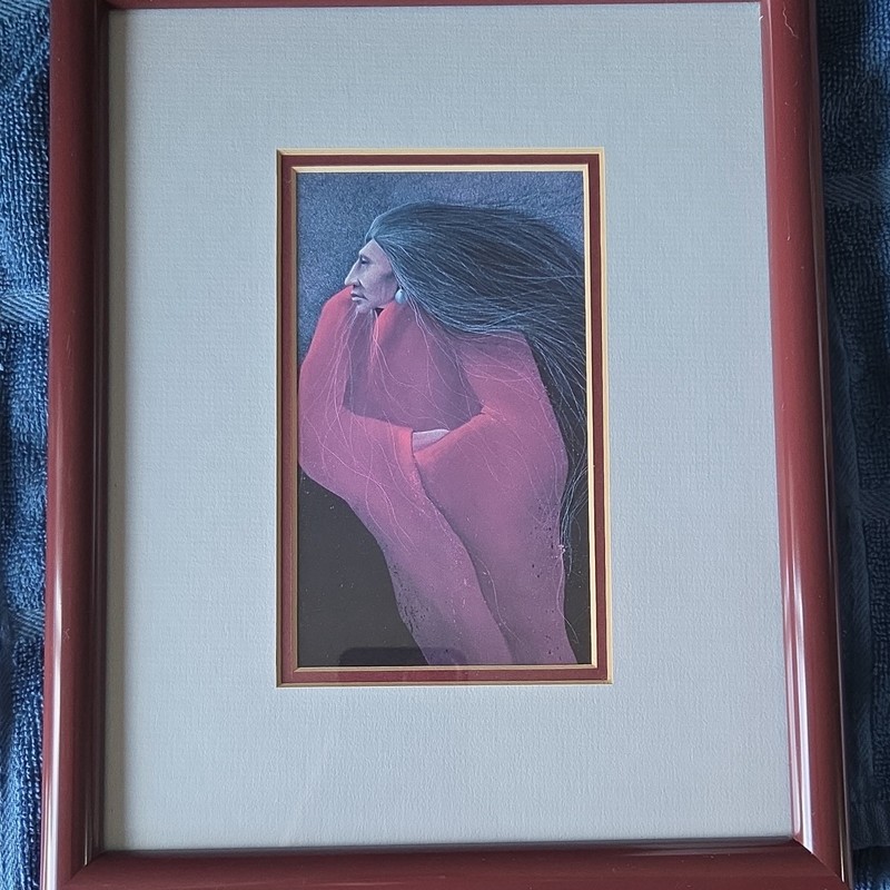 Framed artwork by Frank Howell