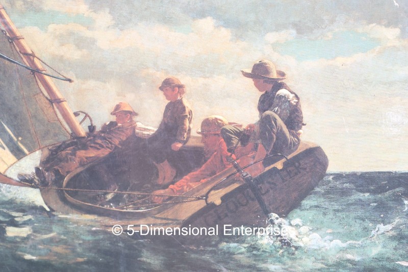 Breezing Up (A Fair Wind) by Winslow Homer 12 x 7 1/2" Art Print gallery