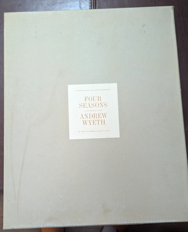 Andrew Wyeth Four Seasons Complete 12 Print Portfolio 1962 Art in America in Box