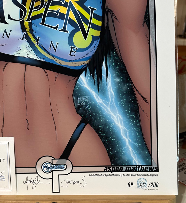 MICHEAL TURNER'S SIGNED 2X 2003 FATHOM LTD OP EDITION 05/200 EXTREMELY RARE! gallery