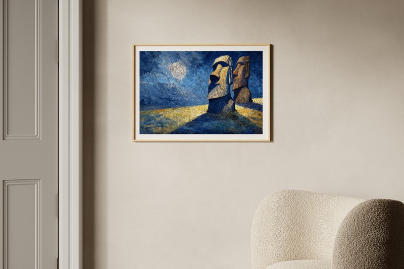 Easter Island 36x24 Giclée Art Print Ltd 1/25 Signed COA Rombley H18 gallery