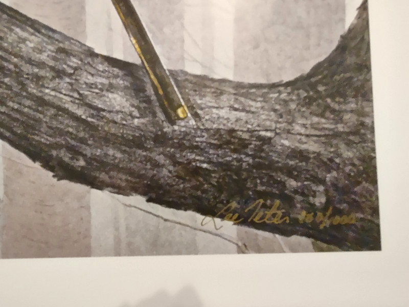 One of a kind Lee Teter The Branch ltd ed with remarque mint condition w/COA gallery