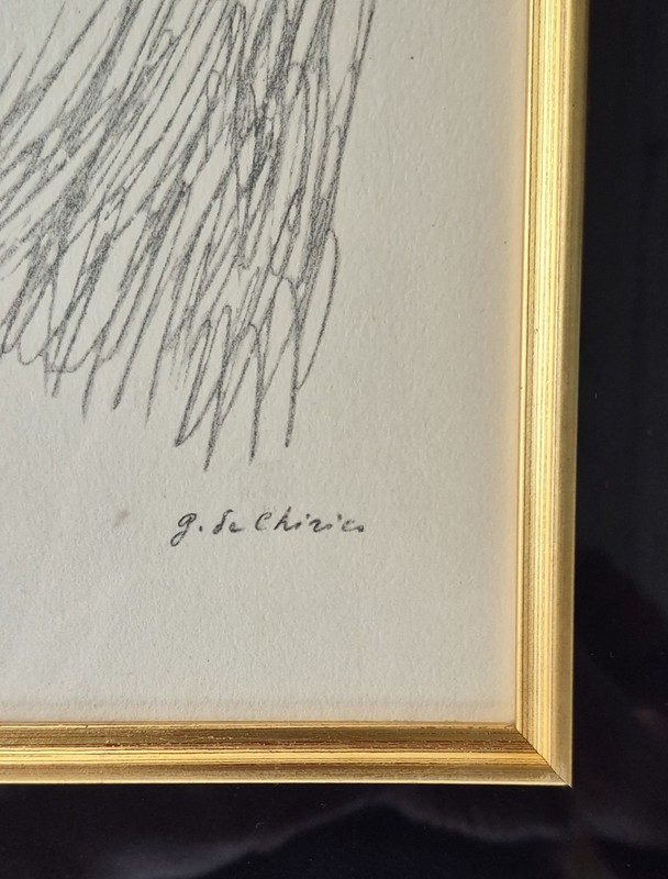 Gregorio de Chiricio 1928 Self-Portrait Limited edition Lithograph signed gallery