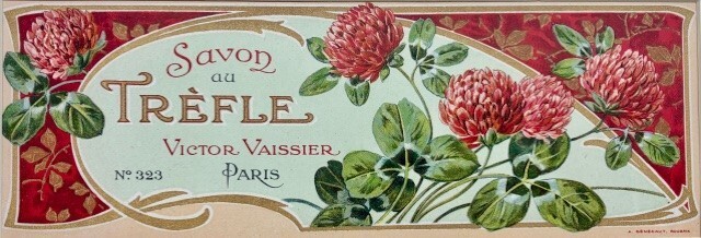 Thomas L. Cathey "Savon au Trefle" Paris Framed Art Print French Floral New gallery