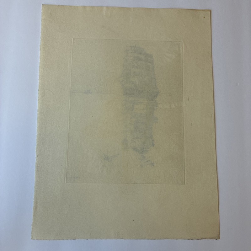 Philip Kappel Etching “In the Caribbean" Sailboat gallery