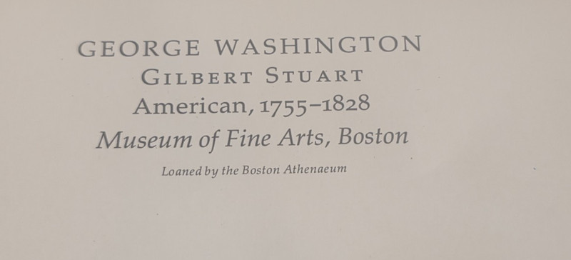 Portrait Of George & Martha Washington Boston Museum Of Fine Arts 11" x 14" gallery