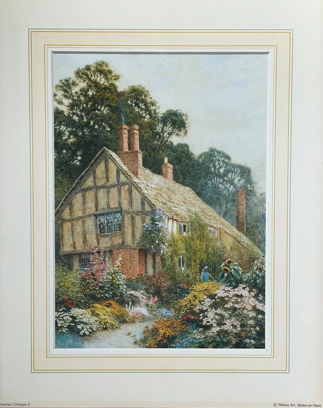 'Cottage Door' by Arthur Claude Strachan (Print)