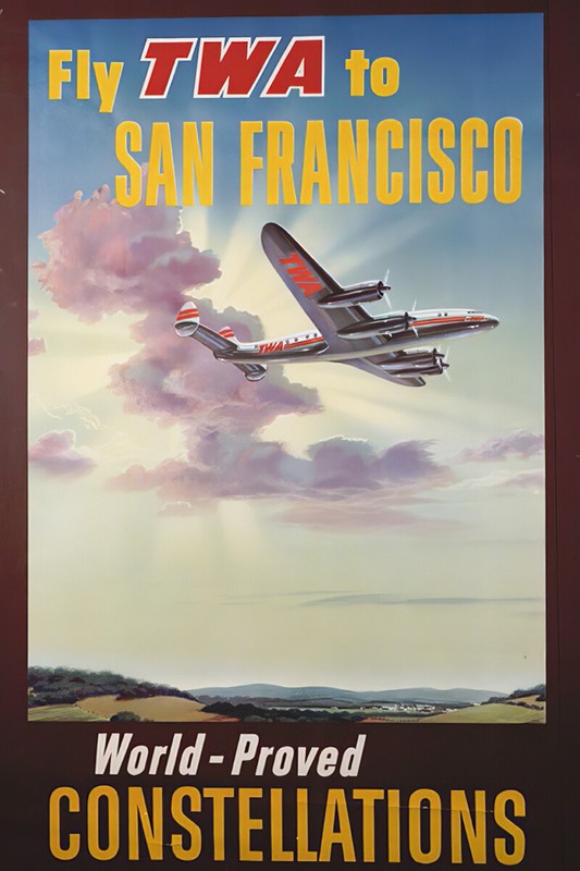 San Francisco by Air Poster by Vintage Travel Posters Giclee Print Ships Free