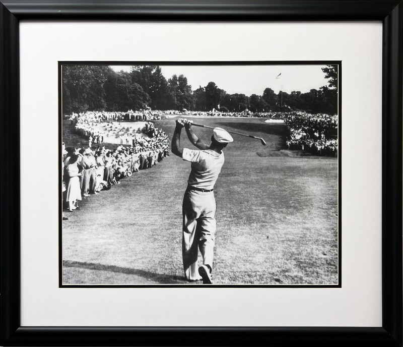 Golf » Ben Hogan 1 Iron at Merion» 1950 Custom Framed Art Golfing Fairway