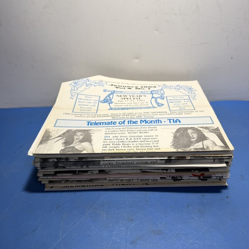 Vintage ABC International Paper Newsletters Lot 1980s–1990s gallery