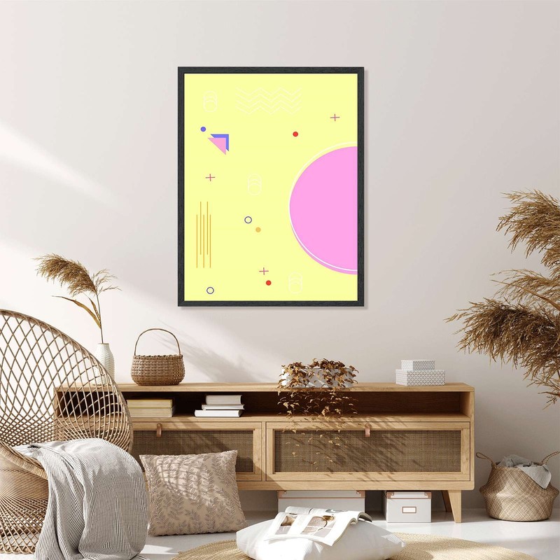 Geometric Abstract Shapes Wall Art Canvas Oil Paintings Reproduction gallery
