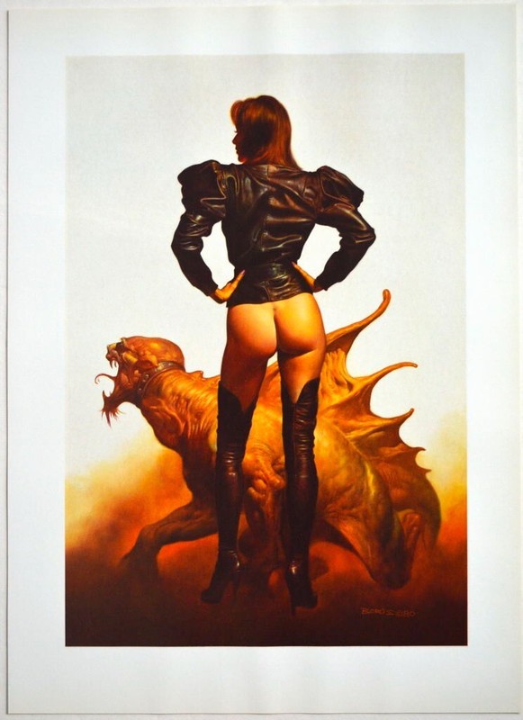 MIRAGE Art Print – SILK-FINE FLESH Ballentine Del Rey 1982 Boris Vallejo