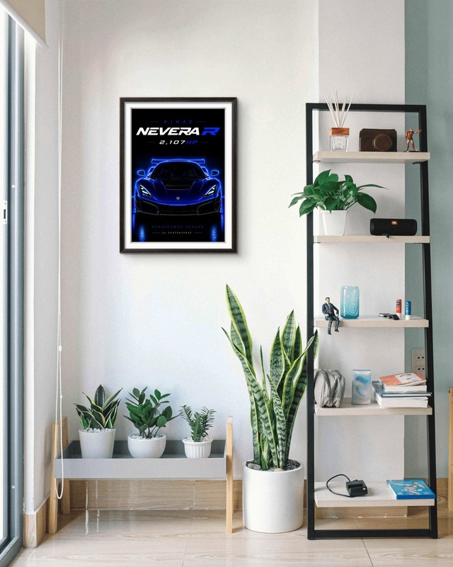 Rimac Nevera R | HORSEPOWER HEROES Poster | Performance Car Wall Art gallery