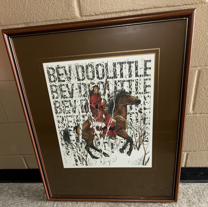 Bev Doolittle Signed & Framed "The Art Of Camouflage" 25 3/4 W x 31 7/8"H