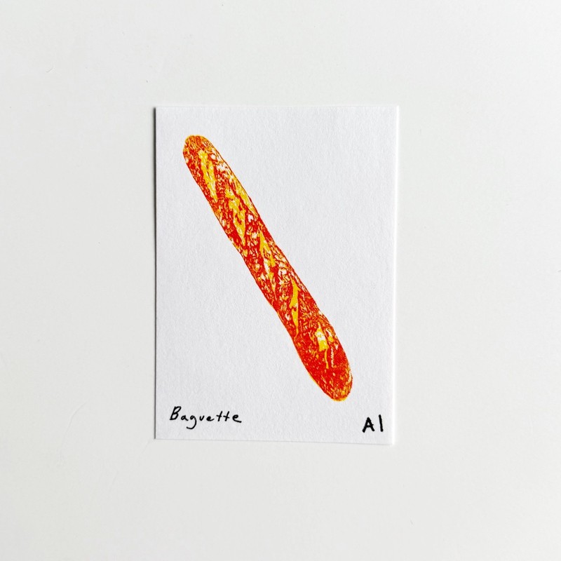 Anastasia Inciardi Mini Art Print – “Baguette”