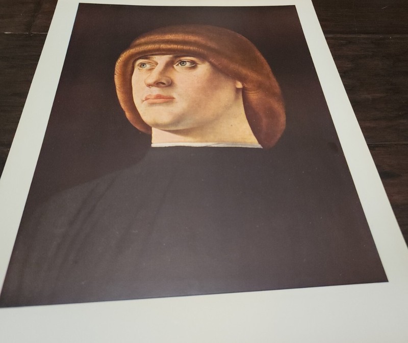 Metropolitan Seminars In Art Plate 102 Portrait Of A Young Man 12 1/2″x9 1/2″